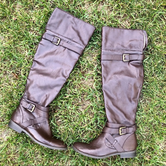 LC Lauren Conrad Shoes - Lauren Conrad Leather Riding Boots